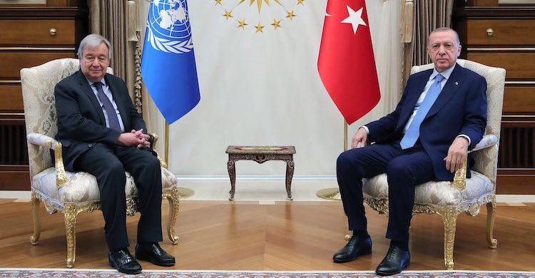 Guterres, Erdoğan ile görüştü