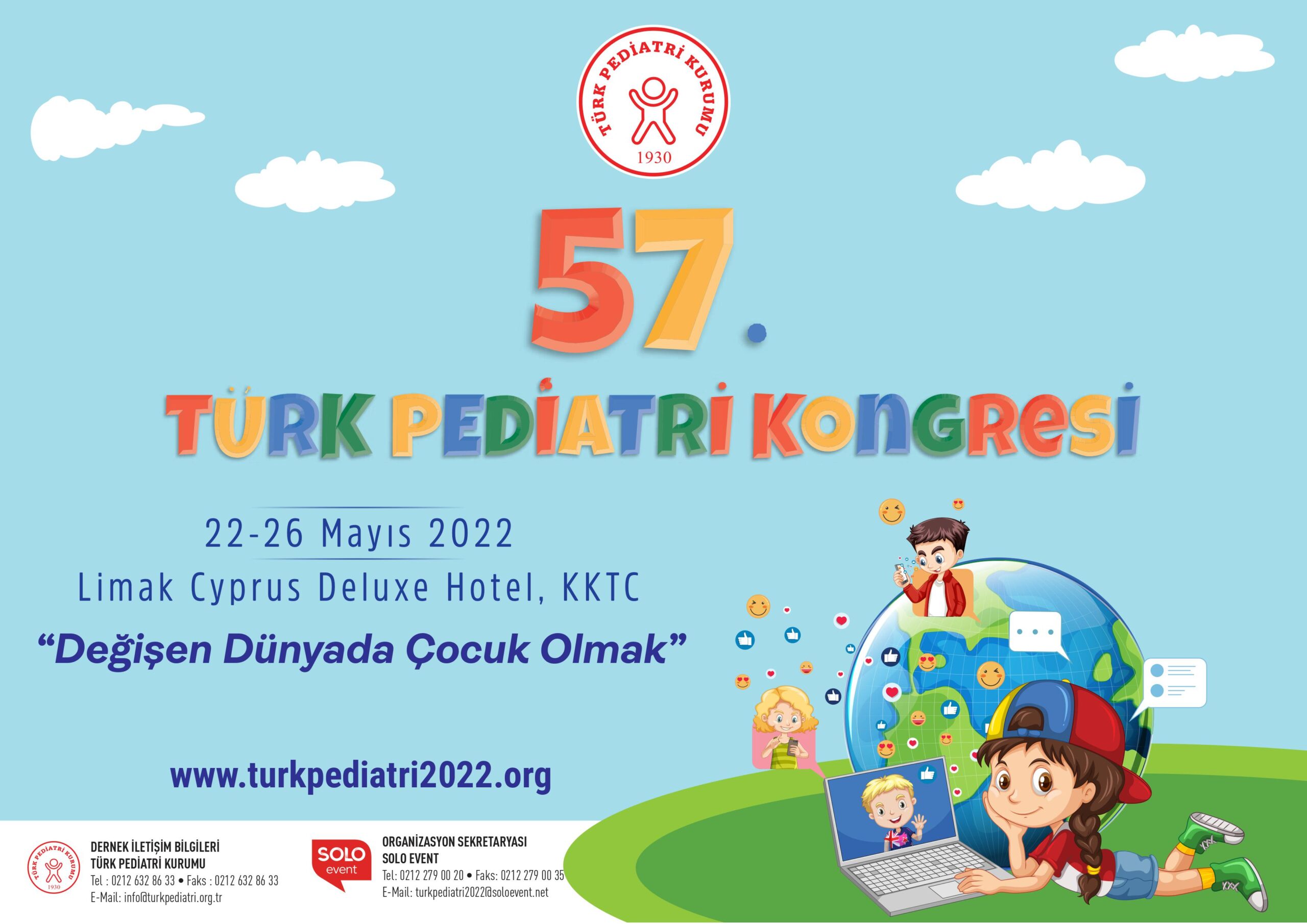57. Türk Pediatri Derneği Kongresi Kıbrısta Yapılacak