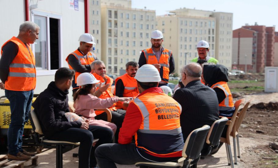 Başkan Beyazgül, Seyrantepe’deki Su Deposu İnşaatını İnceledi