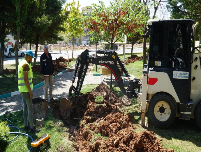 Haliliye’de parklar daha güvenli