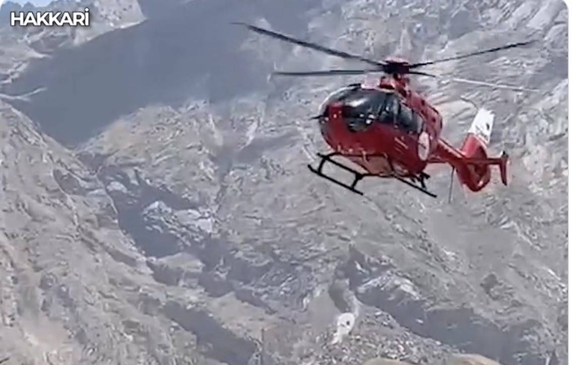 Yılan Tarafından Isırılan Hasta Helikopter Ambulans İle Kurtarıldı