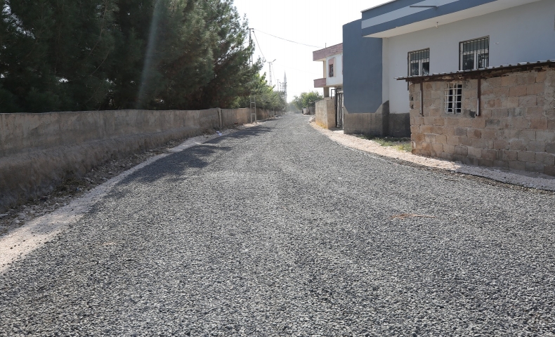 Eyyübiye kırsalında iki mahalle daha asfaltlandı