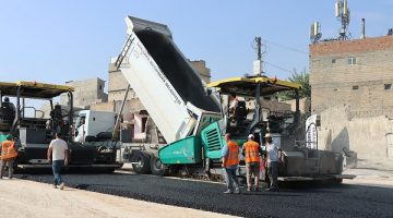 Kültür ve Turizm yolunda asfalt çalışması başladı