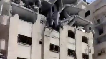 İsrail Filistin Kızılay Deposu’nu Vurdu !