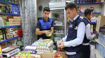 Haliliye Zabıtasından okul çevresindeki marketlere sıkı denetim