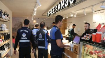 Haliliye Belediyesi Zabıta ekipleri kafeleri denetliyor