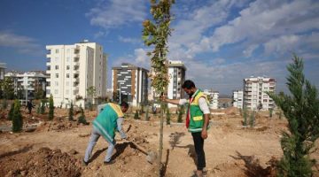 Karaköprü’de 11 bin metrekarelik parkta sona doğru