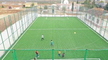 Karaköprü kırsalında gençler için bir spor tesisi daha kazandırıldı