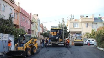 Başkan Canpolat’ın talimatı ile asfalt çalışmaları sürüyor