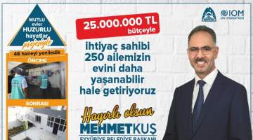 Eyyübiye’de 250 Aile Daha Huzura Kavuşuyor