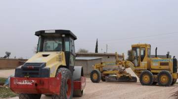 Haliliye kırsal mahallerde üst yapı çalışması tamamlandı