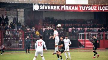 Siverek Belediyespor kendi sahasında berabere kaldı
