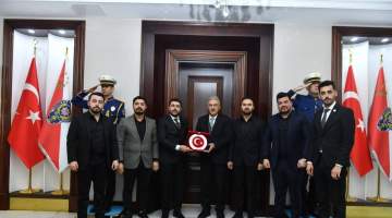 Genç Sağlık Sendikası Yönetimi, Emniyet Genel Müdürü Erol Ayyıldız’ı Ziyaret Etti