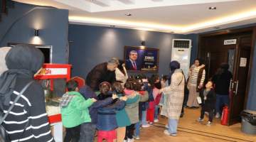 Dijital Sinema Salonu Minikleri Misafir Etti