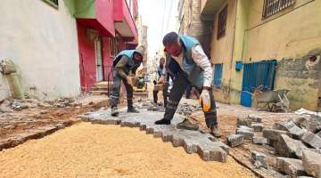 Eyyübiye Sokaklarında Yenileme Devam Ediyor