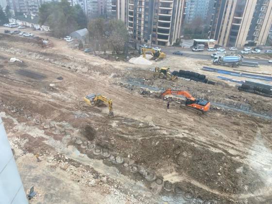 Balıkayağı Bulvarında Çalışmalar Aralıksız Sürüyor