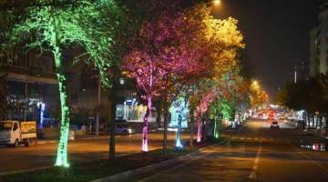 Karaköprü’de Caddeler ışıl ışıl oldu