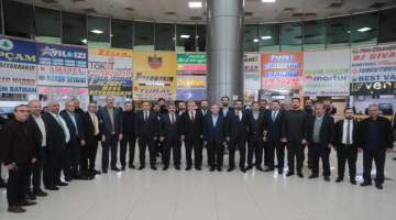 Bozdağ Ve Başkan Beyazgül’den Otobüs Terminali Esnafına Ziyaret