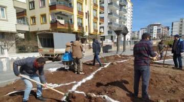 Yeni parkta hummalı çalışmalar sürüyor