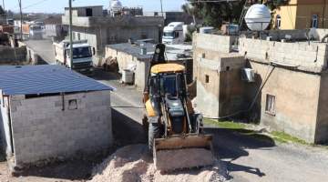 Haliliye Belediyesi’den 5 mahallede hummalı üst yapı çalışması