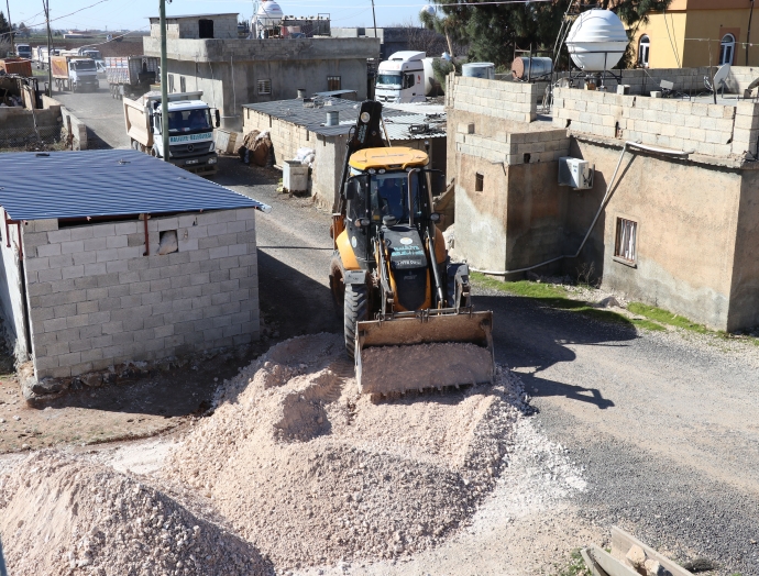 Haliliye Belediyesi’den 5 mahallede hummalı üst yapı çalışması