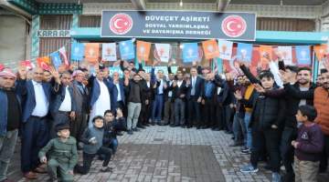 Başkan Mehmet Kuş’a Aşiretlerin Desteği Artarak Devam Ediyor