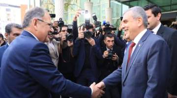 Bakan Özhaseki’den Başkan Beyazgül’e Ziyaret