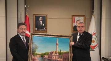 Bakan Yumaklı’dan Başkan Beyazgül’e Ziyaret