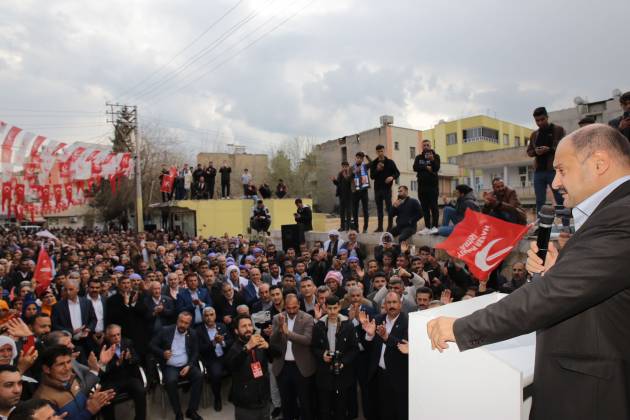 Mehmet Kasım Gülpınar Ceylanpınar’da halka seslendi