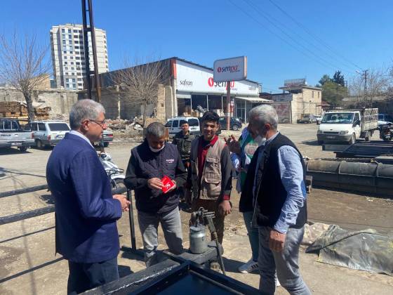 Haliliye’de Refah Partisi Adayı Doğar, Aşağı Sanayi Esnafın Sorunlarını Dinledi