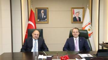 Yeniden Refah Partisi Lideri Erbakan’dan Başkan Gülpınar’a Ziyaret