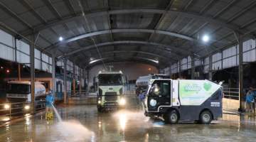 Haliliye’de kurban kesim yerlerinde temizlik mesaisi