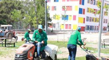 6 parkta hummalı peyzaj çalışması