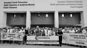 KTÜ Farabi Hastanesi’nde Doktorlar Mahsur Kaldı!