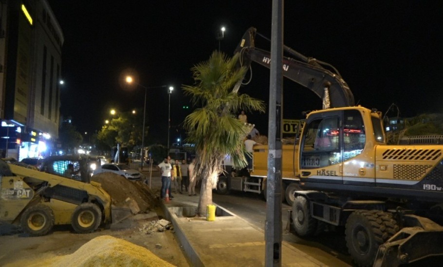 Topçu Meydanı’nda Ağaçlandırma Çalışması