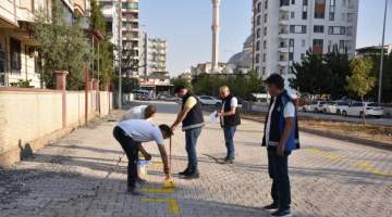 Ayvanat Mahallesi’ndeki semt pazarı yeri hazırlıkları tamamlandı