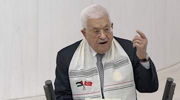 Abbas üçüncü kez TBMM’de kürsüde konuştu