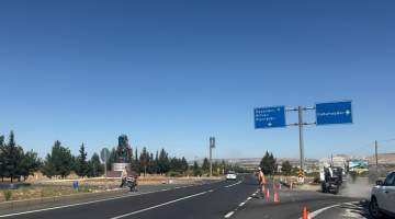 Şanlıurfa-Diyarbakır Yolu Kabahaydar Kavşağına Sinyalizasyon Sistemi Kuruldu