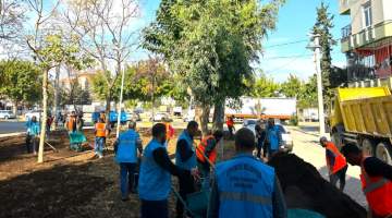 Eyyübiye Parklarında Bakım Zamanı