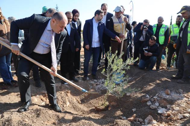 Şanlıurfa’da hatıra ormanı projesi start aldı