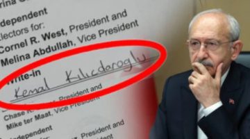ABD seçiminde Kemal Kılıçdaroğlu’na oy çıktı