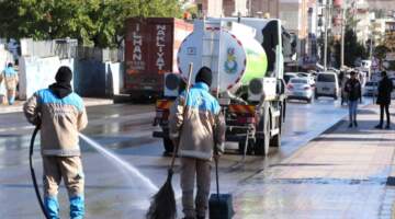 Haliliye cadde ve sokaklarında temizlik seferberliği