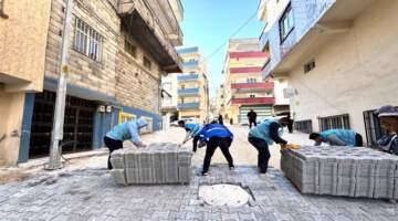 Eyyübiye Sokakları Yenileniyor