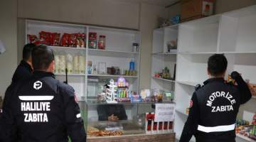 Haliliye’de öğrencilerin sağlığı için kantin ve marketler denetlendi