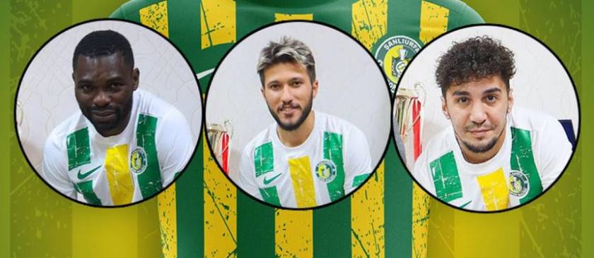 Şanlıurfaspor 3 Futbolcuyu Transfer Etti