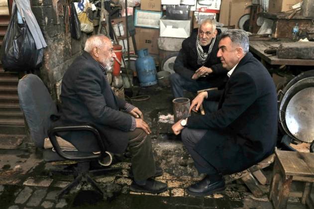 İl Başkanı Günbegi esnaf ziyaretlerine devam ediyor