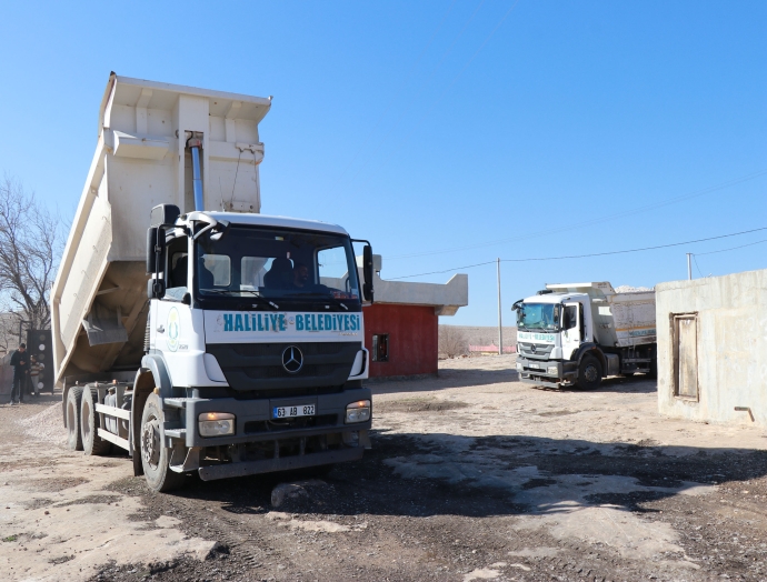 Haliliye Belediyesinin kırsal mahalledeki çalışmaları devam ediyor