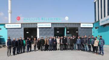 Başkan Canpolat, atölyeler şefliğindeki çalışmaları inceledi