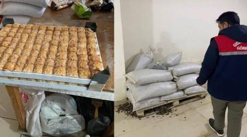 Baklava İmalathanesine Mide Bulandıran Görüntüler