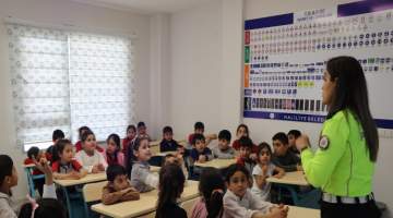 Haliliye’de minikler hem sürücü oldu hem de kuralları öğrendi